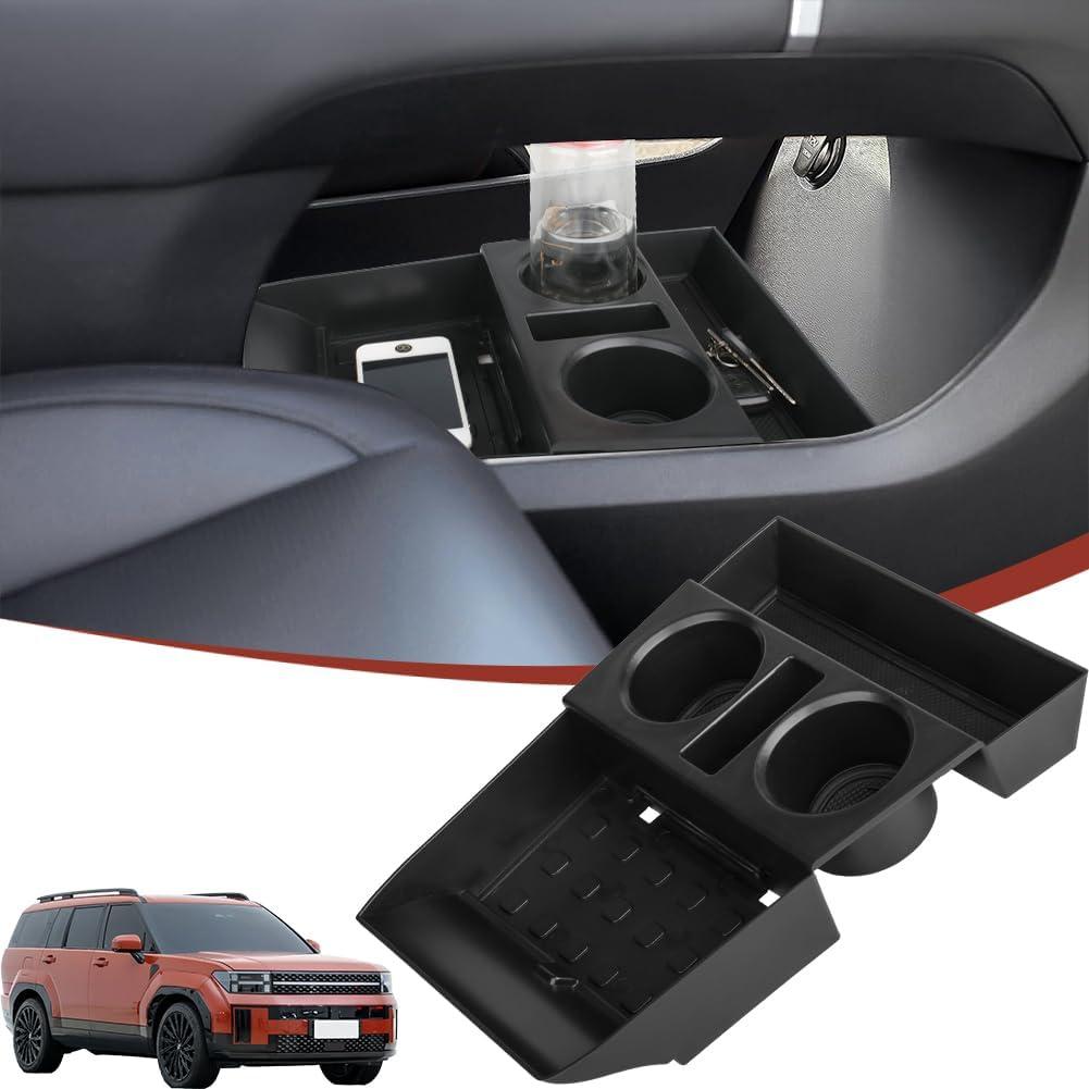 for 2024 2025 2026 Hyundai Santa Fe Insert Glove Pallet Organizer Center Console Armrest Storage Box Tray Santa Fe 2024 2025 2026 Accessories (2024 2025 Santa Fe Lower Console Tray)