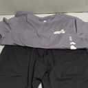 Sport Casual Set for Men Two Piece Tracksuit O-Neck Short Sleeves Tees Shirts Shorts Sweatpant Jogger Workout Suit, Grey and Black, S