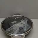 Wok pan,Hybrid 12 inch Wok with Lid, PFOA Free Cookware,non stick Stainless Steel Woks & Stir-fry pans Nonstick, Dishwasher and Oven Safe, Works on Induction