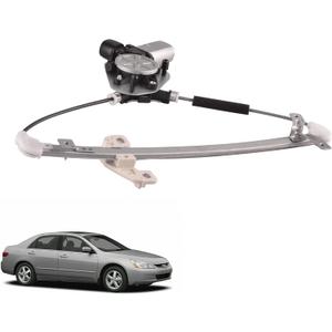Rear Right Passenger Side Power Window Regulator with Motor Assembly Compatible for Honda Accord 2003-2007 Replacement 72710-SDA-A01, 72710-SDC-A01, 748-045