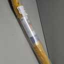 Nourison Essentials Indoor/Outdoor Yellow 4' x Round Area Rug, Easy Cleaning, Non Shedding, Bed Room, Living Room, Dining Room, Backyard, Deck, Patio (4 Round)