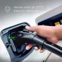 Lectron Tesla to J1772 EV Charging Adapter  NACS Converter, 48 Amp & 240V, Compatible with Tesla High Powered Connectors, Destination Chargers & Mobile Connectors for J1772 Electric Vehicles (Black)