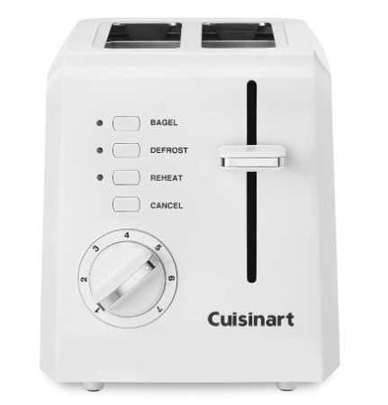 CUISINART 2-SLISE TOASTER WHITE