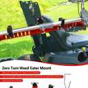 Zero Turn Mower Trimmer Holder, Fit for 1"-2" Roll Bars with Quick Clamp Locking System, Adjustable Lawn Mower Trimmer Rack Compatible with Zero Turn Lawn Mower