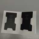 Ultra Slim Air Card Tag: 2026 MFi Certified Wallet Smart Tracker Card - Compatible with Apple Find My Wallets Finder Tracking Cards Tags (2 Pack Black)