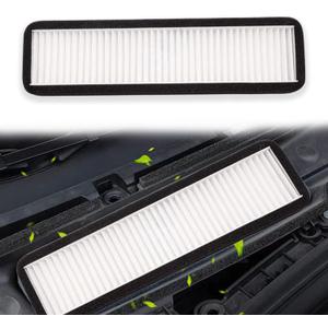 Air Intake HEPA Filter Air Intake Grille Cover Compatible with Tesla Model 3 2020 2019 2018 Air Inlet Vent Accessories A/C Internal Filter Protection Interior Replacement External