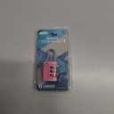 2 x XD25 3-Digit Combination Small Mini Padlock, Pink, 1-Pack