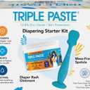 Triple Paste Diaper Rash Cream for Baby & Baby Spatula Bundle - 8 oz Zinc Oxide Ointment and Spatula Treatment, Soothe and Prevent Rash with a Pediatrician-Recommended Hypoallergenic Formula