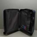 LEVEL8 Grace Carry on Luggage Airline Approved, 20 Inch Expandable Hard Sided Luggages with Spinner Wheels, Harshell Small Rolling Suitcase for Women Men with Tsa Lock, Blue