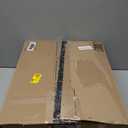 Fish Tank 2.4 Gallon Aquarium Kit with Humidifier 7-Color Auto-Looping 3 in 1 Quiet Pump with Filteration & Oxygenation & Circulation, Temperature Display, HD Glass (White)