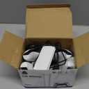 2.4G Wireless Game Controller Set, Dual Gamepad with USB Receiver, White and Black, Classic Game Console Support, 10 Simulator Compatible