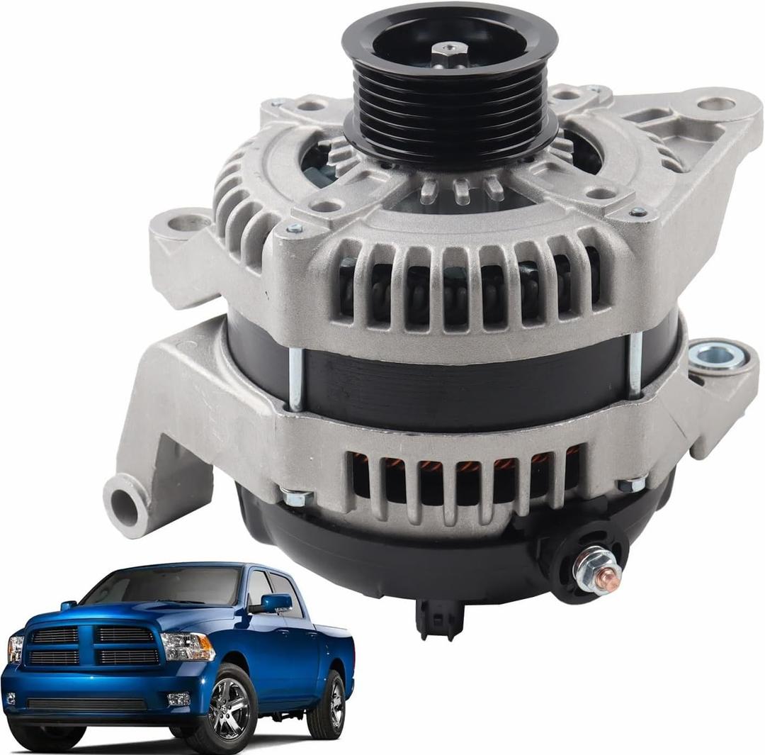 56029914AD Alternator Compatible with Dodge Ram 1500/ Durango/Nitro & Jeep Grand Cherokee/Commander/Liberty & 2007 Chrysler Aspen Replace# 56029914A
