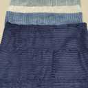 MIULEE Summer Throw Pillow Covers 18x18 Inch Set of 4 Western Neutral Decorative Cushion Covers Soft Boho Farmhouse Modern Coastal Spring Decor for Couch Bed Sofa Living Room Dark Blue Navy Series