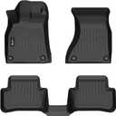 HAFIDI® Floor Mats Fit for Audi A4 & S4 2009-2016 All Weather Protection TPE Car Floor Liners, Fits 1st & 2nd Row Full Set Custom Accessories, Black