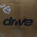 Drive Medical Folding Steel Bedside Commode Chair - Portable 3-in-1 Toilet Solution - Adjustable Height - 7.5 Qt Bucket Included - Durable Powder-Coated Steel Frame - Supports up to 350 Lb