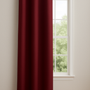 Burgundy Grommet Curtain Panel – 1 Pack, 54 x 50 Inches – Elegant Light-Blocking Window Treatment for Living Room, Bedroom, or Office