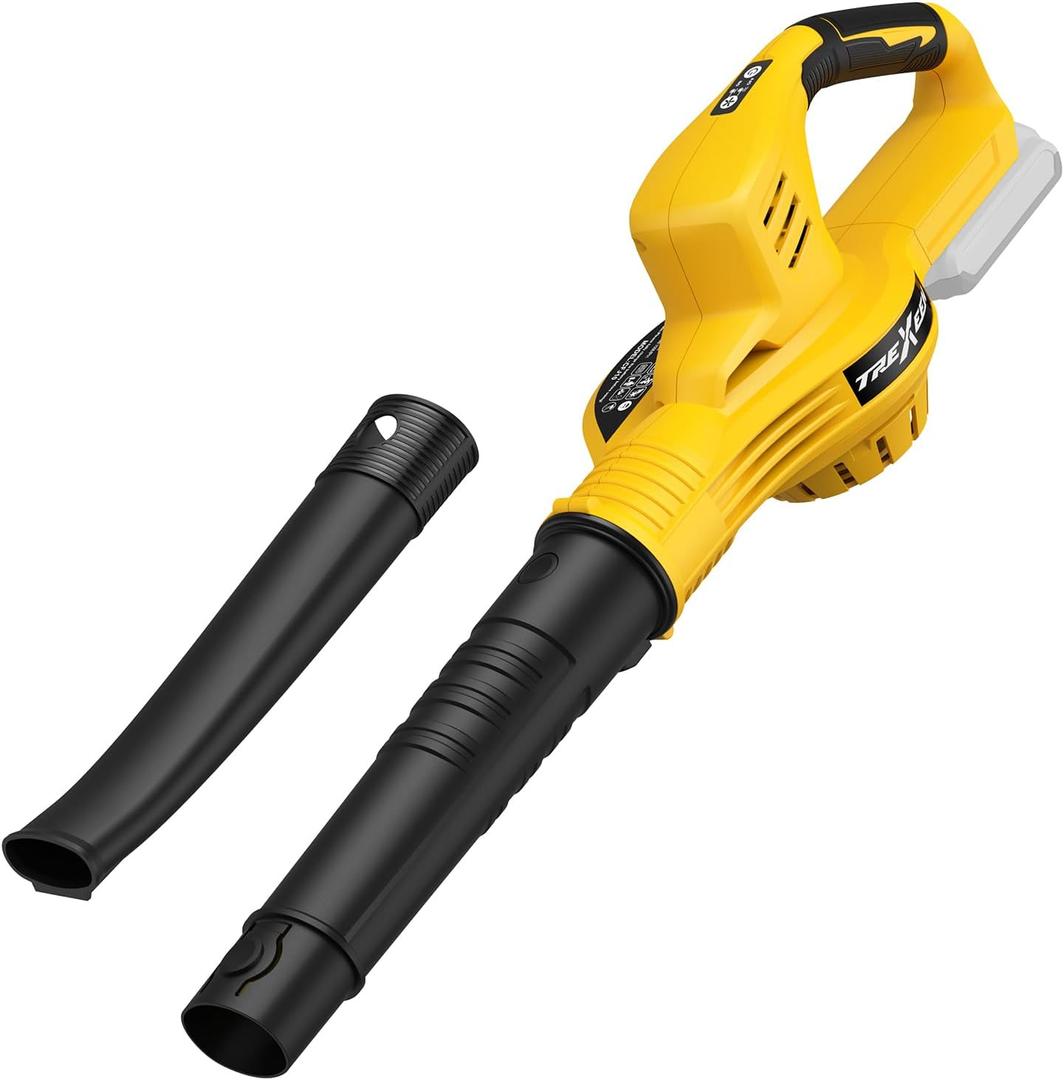 Cordless Leaf Blower for Dw 20V Battery,Battery Not Included Electric Leaf Blower Up to 150MPH,2 Speed Mode,180CFM High Speed Small Blower for Lawn Care, Patio, Blowing Leave