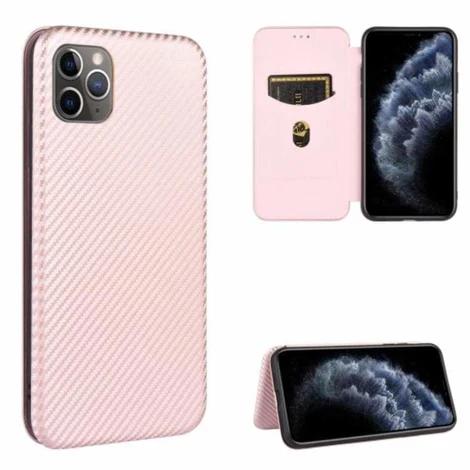 Apple iPhone 11 Pro Carbon Shell Flip Phone Cover/Wallet