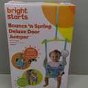 Bright Starts Bounce 'n Spring Deluxe Door Jumper for Baby with Adjustable Strap, 6 Months and Up, Max Weight 26 lbs