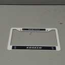 Rico Industries NHL Fan Shop Standard White License Plate Frame 6" x 12.25"