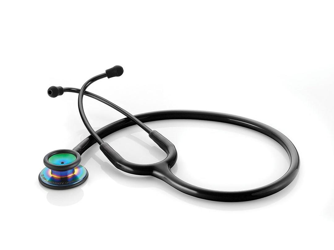 ADC - 603IST Adscope 603 Premium Stainless Steel Clinician Stethoscope with Tunable AFD Technology, Iridescent Tactical