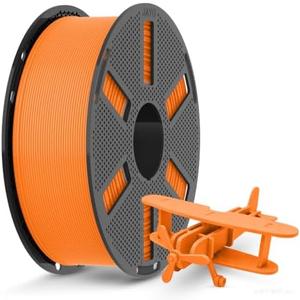 JAYO High Speed Matte PETG Filament 1.75mm Orange, 1.1kg Reusable Spool | Fast Printing 30-600mm/s, High Toughness, Impact Resistance, Matte Finish, Most FDM 3D Printers