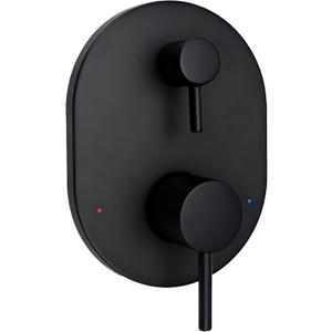 UT3290BL Matte Black Shower Valve Trim Kit for Moen Align M-CORE 3-Series 2-Handle Shower Faucet Trim, Shower Handle trim Includes 1213 Cartridge for Moen U232 U362 M-CORE Mixing Valve, Valve Required