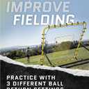 SKLZ Fielding Trainer - Baseball, Softball & Volleyball Rebounder Net. Enhanced Solo Fielding Practice for Skill Development. High-Performance Multi-Sport, Portable, 3 Ball Return Angles, 4x4.5 Feet