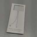 2 in 1 Lightning and Type C to RJ45 Ethernet Adapter Network Adapter, with Charge Port and USB Port Support USB Flash Drive/Keyboard/Mouse/Came, Plug and Play,Supports 100Mbps Ethernet Network