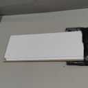 2Pcs Door Scratch Protector & Kick Plate for Bottom of Door - 4x16 Inch Stainless Steel, Dog Scratch Door Protector & Cat Scratch Protection, Tool-Free Peel and Stick for Interior/ Exterior Doors White