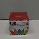 C9 Christmas Lights Outdoor, 82 FT 100 LED Connectable C9 String Lights with 8 Modes and Timer Extendable Xmas Tree Patio Roofline Garden Yard Holiday Party Indoor Outdoor Decoration, Warm White