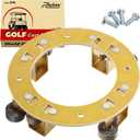 Roykaw Golf Cart ADC Motor Brush Holder Plate for EZGO TXT (1997-2009) & Club Car Electric Golf Cart, Golf Cart Motor Brush Spring, OEM#73120-G15/102186101