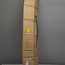 Ivilon Tension Curtain Rod - Spring Tension Rod for Windows or Shower, 54 to 90 Inch. Black