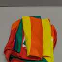 Iconikal 3-Pack Rainbow Flag Bunting, 4x2 Feet, 6-Color Pride Decor, Weather-Resistant