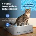 PetSafe ScoopFree Crystal Complete Smart Self-Cleaning Litter Box, WiFi | 2.4 GHz WiFi & App Enabled, Hands-Free Automatic Cleaning, Superior Odor Control, Includes 1 Disposable Crystal Litter Tray