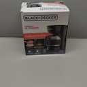 BLACK+DECKER 12-Cup Coffee Maker with Easy On/Off Switch, Easy Pour, Non-Drip Carafe with Removable Filter Basket, Vortex Technology, Black