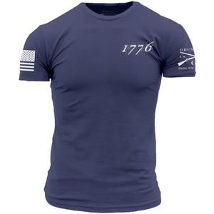 Grunt Style 1776 Flag Men's T-Shirt (Large)