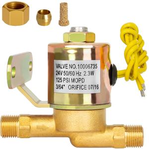 4040 Solenoid Valve for Humidifier - 24V Water Valve Compatible with April aire Whole House Humidifier Models 400 500 600 700 220 224 - Replaces B2015-S85 B2017-S85, Yellow