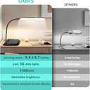 Magnifying Glass with Light and Stand 50 Ultra-Bright LEDs Large Magnifying Lamp with Light Magnifying Glass on Stand Hand-Free with 360 Flexible Gooseneck for Close Work Reading Repair Crafts