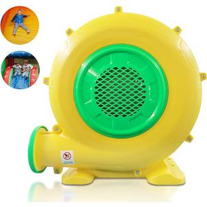 750W Air Blower, QILEBA 1HP Powerful Bounce House Blower for Inflatables, Portable Inflatable Bubble House Blower Fan Pump for Spray Booth, Bouncy Castle, Jumper, Water Slid, Blower Corded(750W)