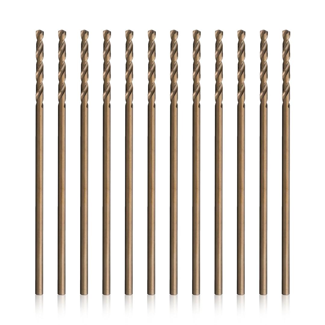 Drill America GLBCOX69/64P12 9/64" x 6" Cobalt Aircraft Extension Drill Bit (Pack of 12), GLBCO Series