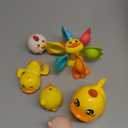 iPlay, iLearn Baby Duck Bath Toy, Toddler Bathtub Suction Water Spinner Gear, Kid Shower Fishing Game W/ Net, Floating Animal, Wind up Swimming Duck, Birthday Gift 6 9 12 Month 1 2 3 Year Old Boy Girl