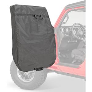 MasterTop Hard Door Storage Bags|Pair-one for each door|Compatible with 1976-current Jeep CJ, JK, JL Wranglers|13110001, Custom