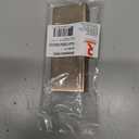 Richelieu Hardware BP989880CHBRZ Lincoln Collection 3 1/8-inch (80 mm) Center-to-Center Brushed Champagne Bronze Modern Cabinet and Drawer Edge Pull Handle for Kitchen, Bathroom, and Furniture