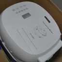 Novaspark Stainless Steel Rice Cooker Small 6 Cup (Uncooked) / 12-Cup (Cooked) with Stainless Steel Inner Pot, Compact Mini Rice Cooker Small Kitchen, Low Carb Rice Maker, 24H Timer and Auto Keep Warm