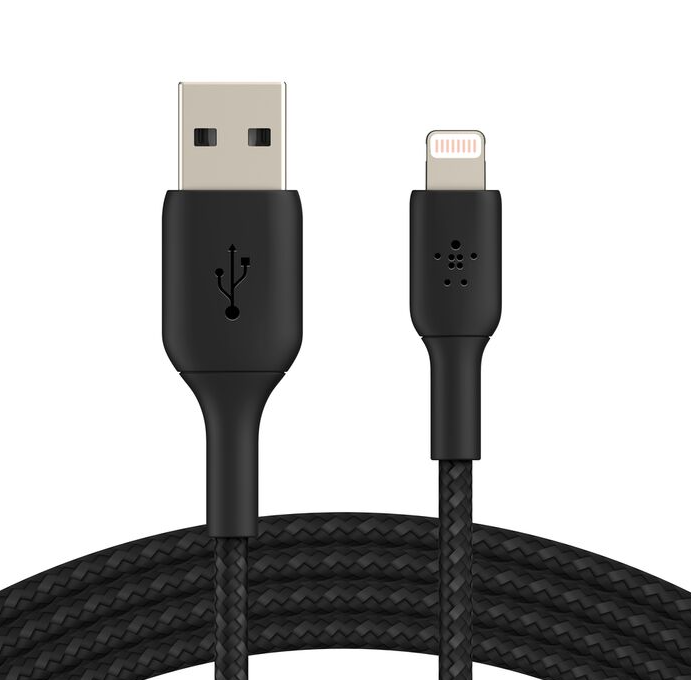 Philips   3ft.   USB-A   to   USB-C   Cable   Braided   Charging   Cable,   Black + Braided Lightning to USB-A Cable (15cm / 6in, Black) Philips   3ft.   USB-A   to   USB-C   Cable   Braided   Charging   Cable,   Black + Braided Lightning to USB-A Cable (15cm / 6in, Black)