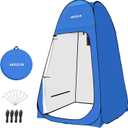 AKOZLIN Portable Pop Up Shower Tent Instant Privacy Dressing Changing Tent Outdoor Shower Room Camp Toilet Tent, 47.2" L 47.2" W 74.8" H