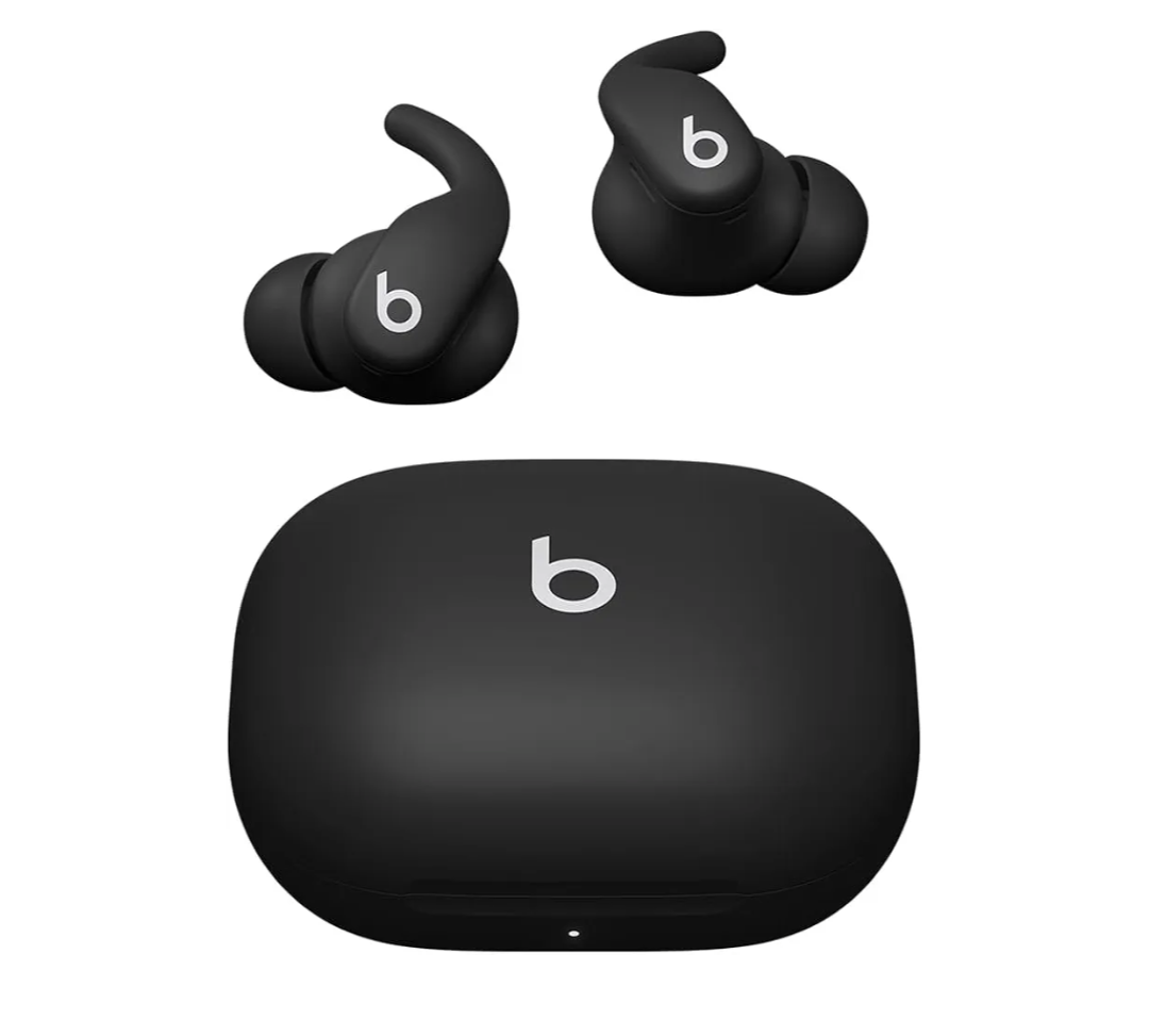 Beats Powerbeats Fit - Wireless Noise Cancelling Workout Earbuds with Secure-Fit Wingtips, Up to 30-Hour Battery Life, Sweat & Water Resistant, Apple & Android Compatible - Jet Black