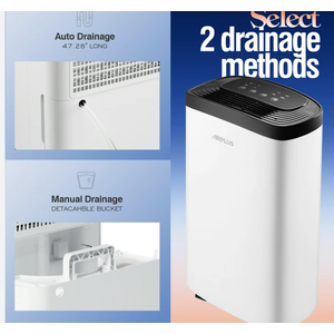 AIRPLUS 7.54 Pint Dehumidifiers with Drain Hose, Dehumidifier for Home, AP1907, White