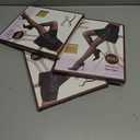 3 x 2 Pairs Sheer Tights for Women, 20 Denier Control Shaping Nylon Ladies Clear Pantyhose S-XL Black Nude Brown (M)